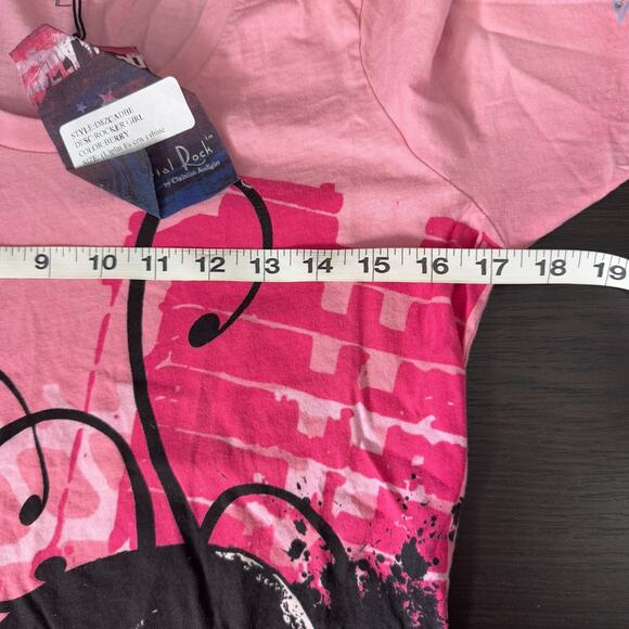 Christian Audigier Crystal Rock Y2K Shirt Women Large Rocker Girl Tee Tunic Top - Picture 11 of 13